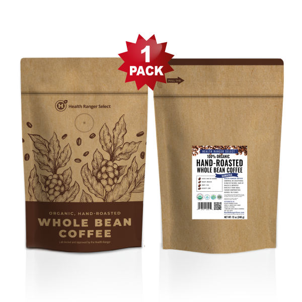100% Organic Hand-Roasted Whole Bean Coffee (Sumatra) 12oz, 340g For Sale