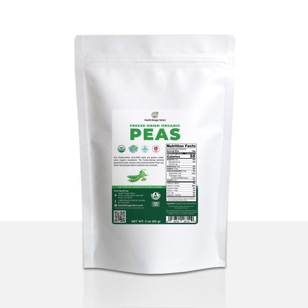 Freeze-Dried Organic Peas 3 oz (85g) Online