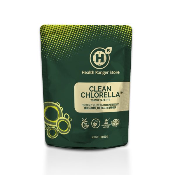 Clean Chlorella 200mg Tablets (1LB, 453g), 2265 tablets For Cheap